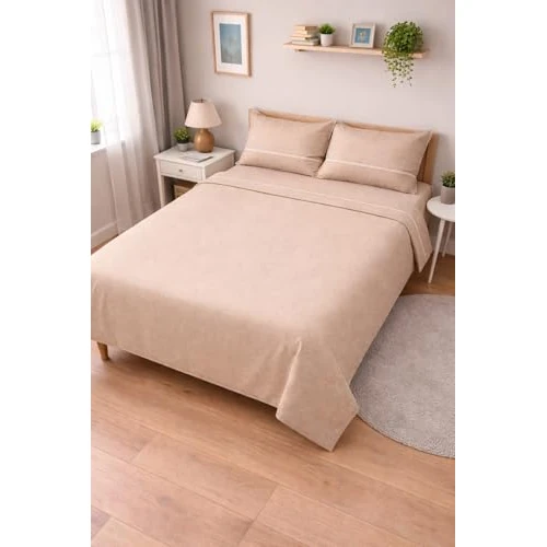GX GARGIX Flannel Double Bed Set - Winter Warm Bedding Set, Soft Various Designs (GR-OFM-7, Double)