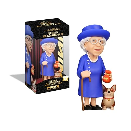 Offerta a tempo: MINIX - Celebrity #26 - Regina Elisabetta II con il suo Corgi - Personaggio da collezione 12 cm - 0.00% da 19.99 € a 19.99 €