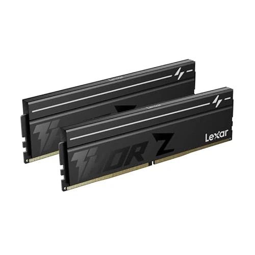 Lexar THOR Z Series OC RAM DDR5 32GB Kit (2x16GB) 6000 MHz CL36, Memoria Desktop PC UDIMM DRAM 288-Pin, Memoria Computer da gioco DDR5 ad alte Prestazioni Supporto Intel XMP 3.0/AMD EXPO, AI, 1.4V