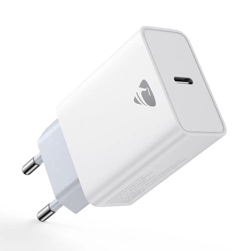 Offerta a tempo: Caricatore USB C, Presa USB C 20W Ricarica Rapido, Spina Tipo C Alimentatore PD Adattatore da Muro Caricabatterie Veloce per iPhone 17 16 15 14, Type C Caricabatterie per Samsung Galaxy S23 S24 S22 - 10% da 9.99 € a 8.99 €