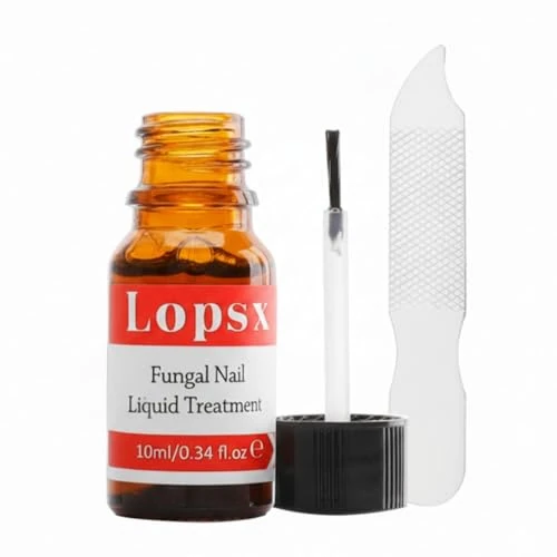Trattamento Micosi Unghie Piede Lopsx Antimicotico Unghie Piedi con Estratti Botanici, Combatti Funghi Unghie Piedi, Ripristina Aspetto Sano Naturale, 10ml