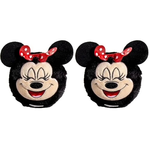 Ty Beanie Bouncers, Disney, Minnie, Teneri Peluche Rimbalzanti tutti da collezionare, T83025 (Confezione da 2)
