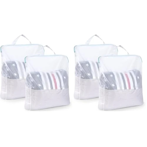 Offerta a tempo: OTraki 2 Pezzi Sacchetti Lavatrice Biancheria 60x80cm Retina per Biancheria, Laundry Bag Con Cerniera Nascosta, Rete Resistente con Manico Sacchetti per Lavatrice per Camicie Vestiti per Bambini - 22% da 19.18 € a 14.96 €