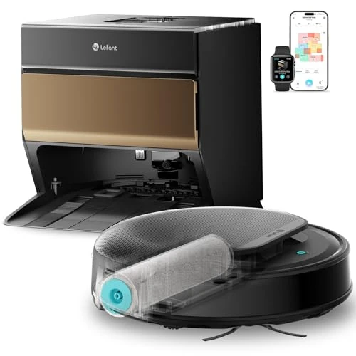 Offerta a tempo: Lefant M5 MAX Robot Aspirapolvere Lavapavimenti con Rullo, Mappatura Laser dToF, Aspirazione 23.000Pa, Zero-Groviglio, Lavaggio 75°C con Asciugatura, Stazione Autopulente, Alexa/App, Oro Champagne - 68% da 1899.99 € a 599.99 €