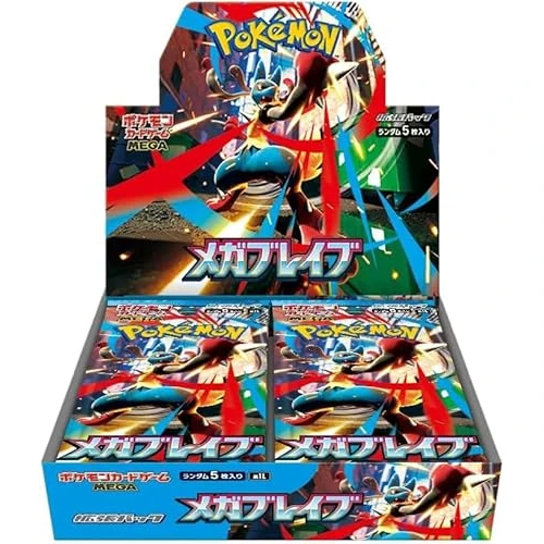 Pokemon TCG | Mega Brave | Japoński Booster Box (M1L) | Dla kolekcjonerów od 15 lat