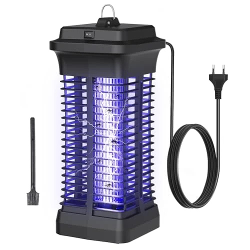 Offerta a tempo: Lampada Antizanzare Elettrica 6W, Zanzariera Elettrica UV 1000V per Interni, Ammazza Zanzare e Mosche Silenzioso, Trappola per Insetti per Camera da Letto, Cucina, Ufficio - 9% da 32.99 € a 29.99 €