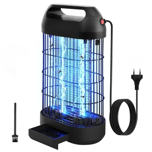 Offerta a tempo: Lampada Antizanzare Elettrica 18W, Zanzariera Elettrica da Interno, Superficie Effettiva 80m², Lampada per Zanzare Ammazza Zanzare Elettrico, Uccide Efficacemente Zanzare Mosche e Falene - 9% da 43.99 € a 39.99 €
