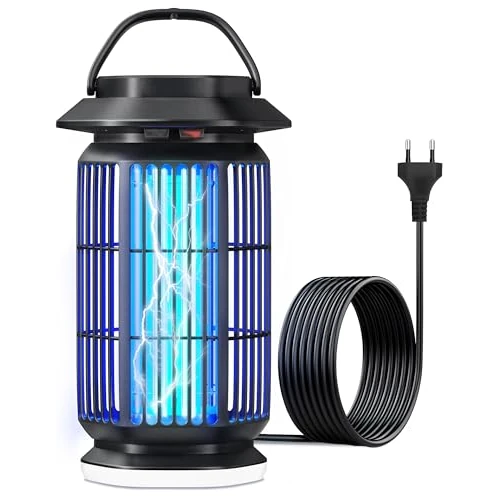 Offre limitée : Lampe Anti Moustique 4000V, Tue Mouche Électrique 18W avec Veilleuse, Étanche IPX4, Couverture Efficace 100m², Destructeur d'Insectes Électrique pour Intérieur et Extérieur de 34.03 € à 36.99 € (-8.70% de remise)