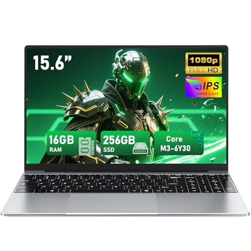 Tijdelijke aanbieding: FUNYET Laptop, 2026 laptop, 39,6 cm (15,6 inch), Core M3 6Y30, 16 GB RAM, 256 GB SSD, IPS FHD 1920 x 1080 Notebook, 180° open sluiting, 5000 mAh, ondersteunt TF-kaarten, studenten van 319.99 EUR naar 319.99 EUR (korting 0%)