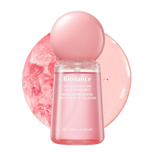 Offerta a tempo: BIODANCE Jelly Serum Mist al Collagene Peptidico – Spray Viso Idratante Effetto "Glass Skin", Anti-Age Rimpolpante, Hydrogel Spray Innovativo, Skincare Coreana | 50 ml - 20% da 20.50 € a 16.50 €