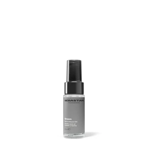 Offerta a tempo: Sebastian Professional Olio per capelli e barba Groom per uomo | Con profumo energizzante | Da usare bagnato o asciutto | 30 ml - 51% da 20.90 € a 10.20 €