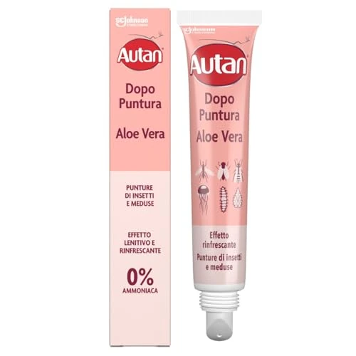 Offerta a tempo: Autan Dopopuntura Aloe Vera, Gel per un Sollievo Immediato, con Aloe Vera, Delicato sulla pelle, Dermatologicamente testato, 1 confezione da 20 ml - 33% da 6.99 € a 4.69 €
