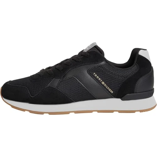 Offre limitée : Tommy Hilfiger Hommes T Hilfiger Core Mix Runner FM0FM06001 Low Top, Gris (Hydrogen Grey), 46 de 99.90 € à 74.95 € (25% de remise)