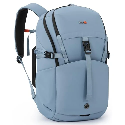 Offerta a tempo: Tolaccea Zaino da Viaggio Bagaglio a Mano per Aereo – Zaino Porta PC 30L, Zaino da Lavoro e Giornaliero con Scomparto Laptop 15,6 Pollici, Cerniere YKK, Impermeabile & Antifurto - 9% da 65.99 € a 59.99 €