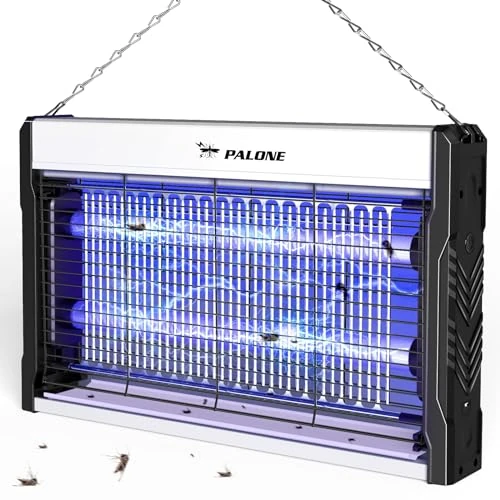 Offre limitée : PALONE Lampe Anti Moustique 3200V, UV Tue Mouche Electrique Murale avec Câble, Élimination Physique des Moustiques à Grande Échelle, Lampe Moustique pour Moustiques Mouches et Moucherons de 29.99 € à 28.49 € (5% de remise)