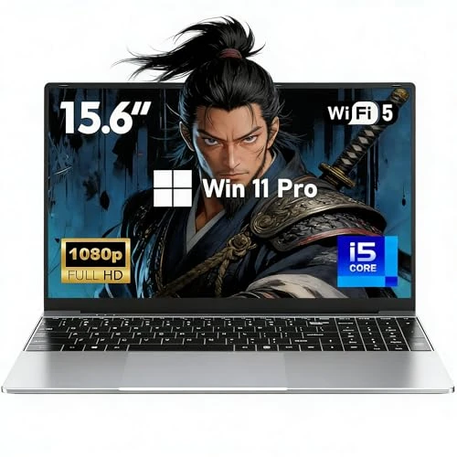 FUNYET 2026 Laptop 15.6 Inch Gaming Laptop Core i5-7Y54 16GB RAM 1TB SSD Win 11 Pro Screen 1920×1080 FHD Laptop with HDMI & USB 3.0x2 WiFi 5 BT 4.2 Backlit Keyboard
