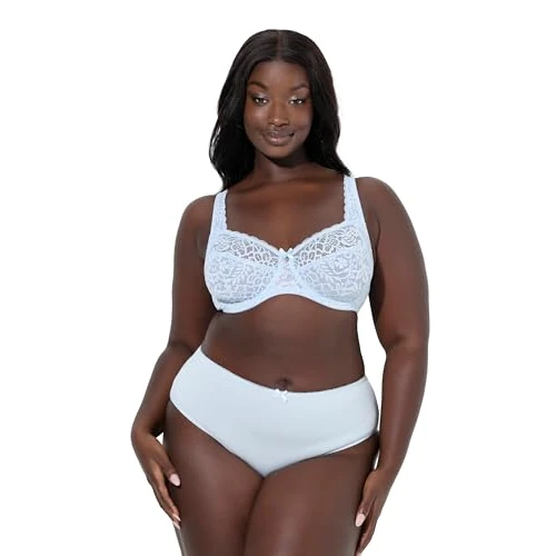 Zeitlich begrenztes Angebot: Ulla Popken Damen Bügel-BH blau 85C von 35.99 € auf 22.99 € (36% Rabatt)