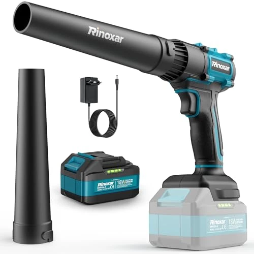 Offerta a tempo: Mini Soffiatore a Batteria, 200 km/h Soffiatore er Foglie Con Batteria 5200mAh, Velocità Regolabile, Motore Brushless fino a 100.000 giri/min, per Giardino, Terrazza e Auto - 30% da 99.99 € a 69.99 €