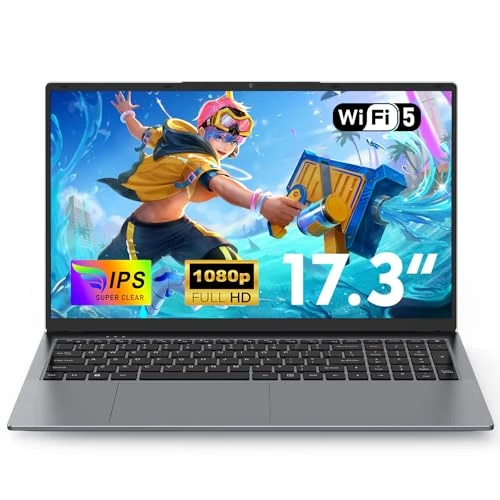 Oferta limitada: NAIKLULU 17.3 Pulgadas Laptop Processor N150 (1,2 a 3,6Ghz), RAM 16GB SSD 1TB Pc Portatil 2026 Computadora Ordenador Portatil Computer, Teclado Completo Retroiluminado/6000Mah/Type-C de 499.99 EUR a 499.99 EUR (ahorro 0%)