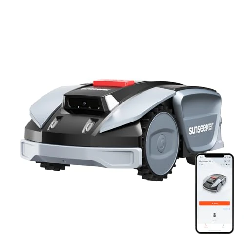 Offerta a tempo: Sunseeker S3 Robot Tagliaerba Senza Filo Perimetrale, 800 m², RTK + Vision, Mappatura Assistita da IA, Gestione Multi-Zona, Evitamento degli Ostacoli, Pendenze 30%, Controllo tramite App - 32% da 799.00 € a 540.55 €
