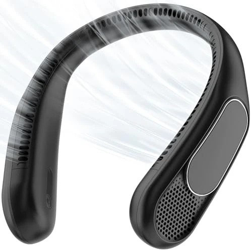Offerta a tempo: anysun Ventilatore da Collo, Ventilatore Portatile con 66 Uscite d'Aria, Flusso d’Aria a 360°, 4 Velocità, 6000mAh Ricaricabile USB, Ventaglio Mani Libere Leggero e Confortevole per Ufficio, Viaggio - 19% da 35.99 € a 29.05 €