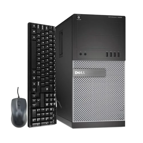 Offerta a tempo: Dell Optiplex 9010 Mini Tower Desktop Computer PC, Intel Core i7-3770, 8 GB RAM, 500 GB HDD, WiFi, Bluetooth, tastiera US QWERTY Windows, 11 Pro (ricondizionato) - 0% da 169.00 € a 169.00 €