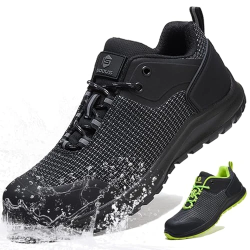 Offerta a tempo: Scarpe Antinfortunistiche Uomo S3 ESD Scarpe da Lavoro Donna Metal Free SRC - 42% da 109.99 € a 63.43 €
