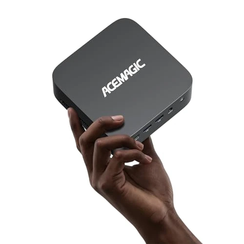 ACEMAGIC Kron Mini K1 Mini PC, AMD Ryzen 4300U Windows 11 Pro Mini PC(4C/CT,3.7 GHz, Mieux Que 3500U/N150/N97), 16 Go DDR4 1TB SSD Mini-Ordinateur, Triple écran 4K/WIFI5/BT4.2 for Éducation/Bureau