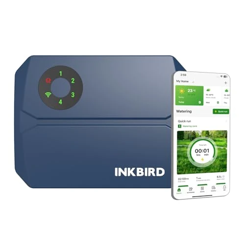 Tijdelijke aanbieding: Inkbird 4 Zone WiFi Bewateringscomputer met 16 irrigatieplannen en 2 modi van 68.99 € naar 68.99 € (0.00% korting)