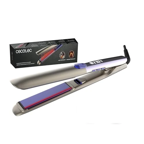 Offerta a tempo: Cecotec Piastra per Capelli Infrarossi e Piastre Vibranti Lisse i-Twerk Pro Elite. Piastre Vibranti Strette, Infrarossi, Tecnologia Ionica, 160-230°C, Ceramica/Tormalina, Riscaldamento Rapido - 48% da 66.80 € a 34.90 €
