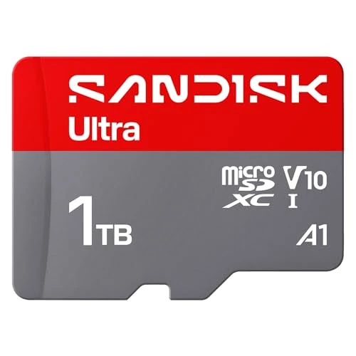 Offerta a tempo: SANDISK Ultra scheda microSDXC 1 TB UHS-I + SD Adapter (velocità di lettura fino a 145 MB/s, video Full HD video, V10, U1, C10, A1) Per gli smartphone, i tablet, le fotocamere e i laptop Android. - -30.24% da 169.68 € a 220.99 €