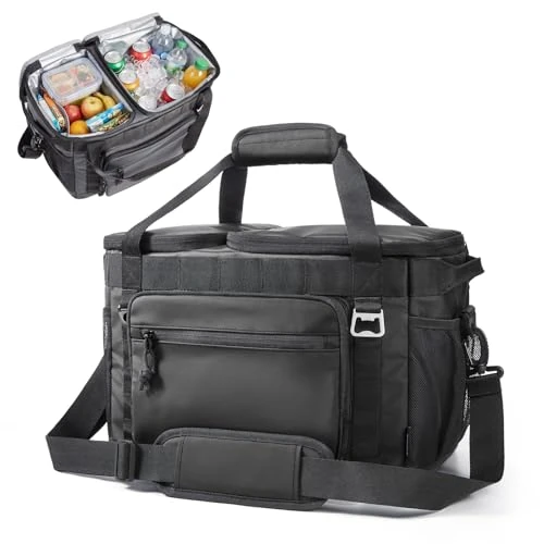 Offerta a tempo: TOURIT Borsa termica a 2 zone (Soft Cooler) per 30 lattine – Borsa termica da spiaggia isolata con scomparto umido e asciutto, borsa per il pranzo, contenitore refrigerante a prova di perdite per - 0.00% da 9.34 € a 9.34 €