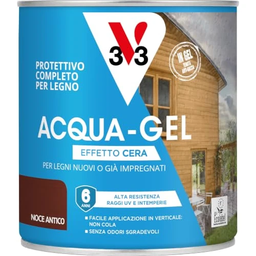 Offerta a tempo: V33 Protettivo Completo per Legno Acquagel Noce Antico 0,75L - 10% da 20.47 € a 18.37 €
