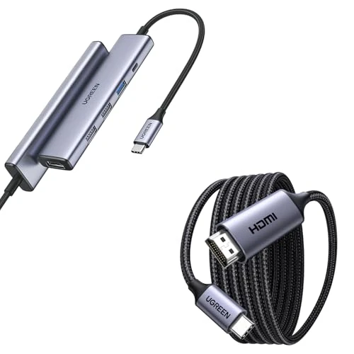 Câble USBC vers HDMI 4K60Hz 2M Revodok Hub USB C HDMI 4K PD 100W