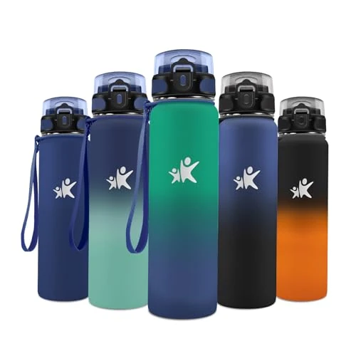 Oferta limitada: Botella Térmica 1L, Cantimplora Acero Inoxidable con Pajita, Doble Pared, Sin BPA, A Prueba de Fugas, para Senderismo, Camping, Oficina de 22.99 € a 18.99 € (ahorro 17%)