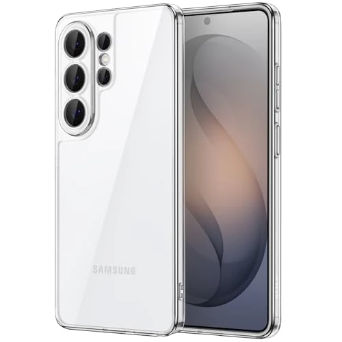 Zeitlich begrenztes Angebot: JETech Hülle für Samsung Galaxy S26 Ultra, Vollständig Kameraschutz, Anti-Vergilbung Stoßfest Stoßfänger Handyhülle, Anti-Kratzer Harte PC Rückseite (Durchsichtig) von 9.99 € auf 9.99 € (0.00% Rabatt)
