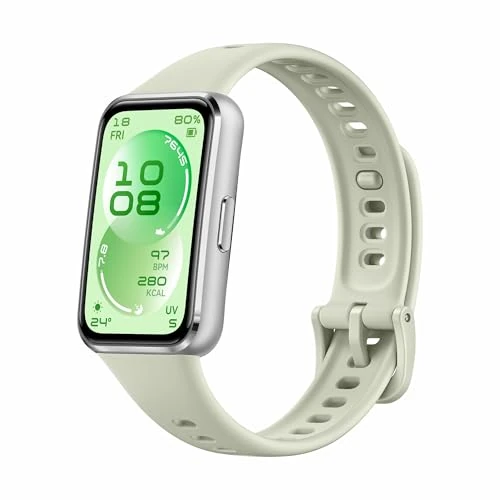 Offerta a tempo: HUAWEI Band 11 Smartwatch, Display da 1.62" Super Luminoso, Fitness Tracker HRV del Sonno Medio, Fino a 14 Giorni, 5ATM Livello di Impermeabilità, Activity Tracker per il Benessere Emotivo, Verde - 31% da 64.90 € a 44.99 €