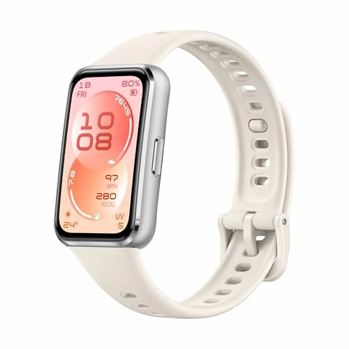 Offerta a tempo: HUAWEI Band 11 Smartwatch, Display da 1.62" Super Luminoso, Fitness Tracker HRV del Sonno Medio, Fino a 14 Giorni, 5ATM Livello di Impermeabilità, Activity Tracker per il Benessere Emotivo, Bianco - 23% da 64.90 € a 49.99 €