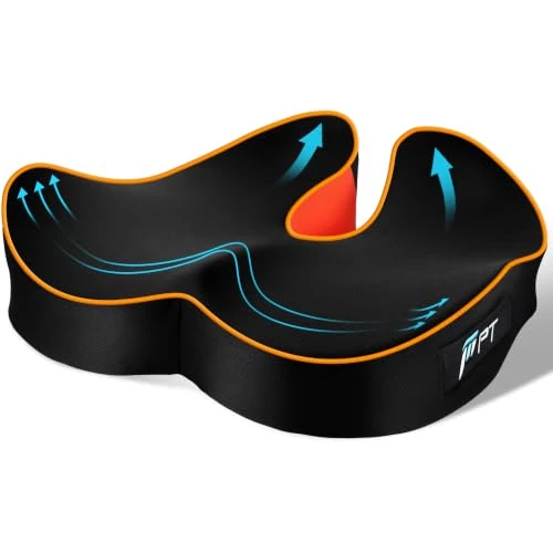 Zeitlich begrenztes Angebot: POOTACK Sitzkissen - Komfortables Sitzkissen für Bürostühle, Autositze, Rollstuhl, Gamingstuhl, Komfortable Unterstützung für langes Sitzen, atmungsaktiv mit Rutschfester Unterseite von 42.99 € auf 24.99 € (42% Rabatt)