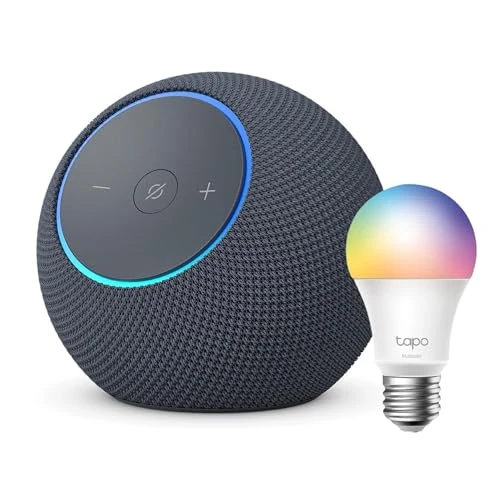 Offerta a tempo: Amazon Echo Dot Max (ultimo modello) | Grafite + Tapo L530EA Lampadina LED Smart (E27), Compatibile con Alexa - Kit di base per Casa Intelligente - 43% da 149.98 € a 84.98 €