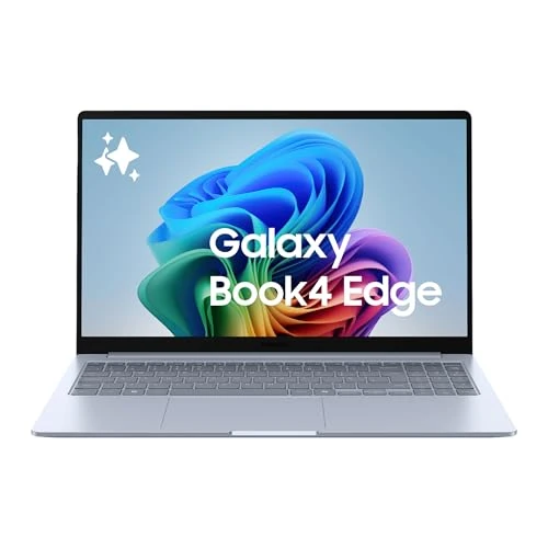 Offerta a tempo: Samsung Galaxy Book4 Edge, 3 anni di Garanzia, Laptop, Display da 15.6", Snapdragon X, 16GB RAM, 512GB SSD, Windows 11 Home, Sapphire Blue [Versione italiana] - 21% da 699.00 € a 549.00 €