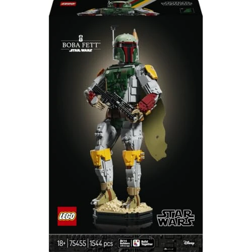 Oferta limitada: LEGO Star Wars Boba Fett 75455 | Set para adultos, figura con armadura, bláster y minifigura del Cazarrecompensas, regalo para hombres y mujeres, 1544 piezas de 169.99 € a 146.99 € (ahorro 14%)