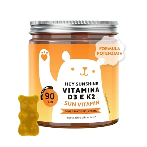 Zeitlich begrenztes Angebot: Bears with Benefits - Gummibärchen Vitamin D3 K2 - Immunsystem - 90 Stück von 49.90 € auf 49.90 € (0.00% Rabatt)
