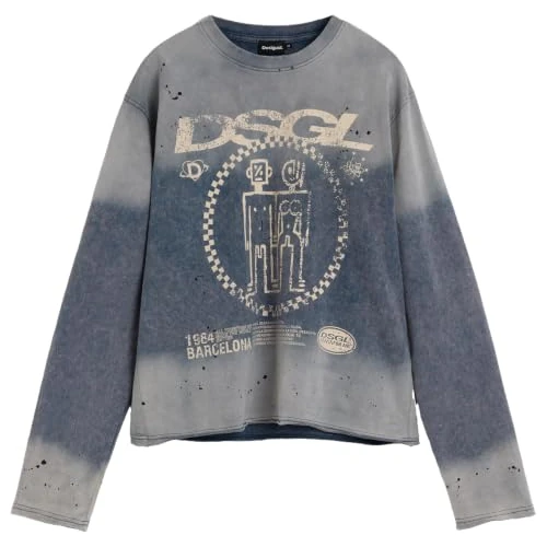 Oferta limitada: Desigual Camiseta Hombre Azul XL de 69.95 € a 66.45 € (ahorro 5%)