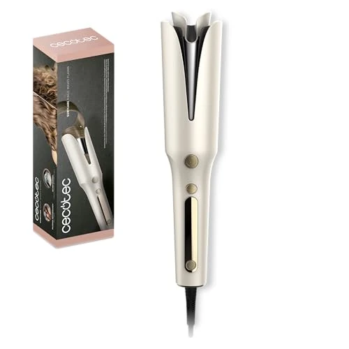 Offerta a tempo: Cecotec Arricciacapelli Automatico con Plasma SurfCare Magic Waves Plasma. Barrel 32 mm, Ceramica, 160-210°C, Rotazione, Memoria, Riscaldamento Rapido, Ricci Senza Sforzo - 38% da 39.90 € a 24.90 €