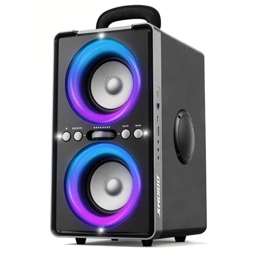 Offerta a tempo: ODIOMX Cassa Bluetooth Portatile, 240W (Peak) Altoparlante Bluetooth Suono Potente e Nitido, Bassi Profondi, 20H, TWS Stereo Speaker, per Party, Campeggio, Spiaggia, Home e Outside (Black) - 36% da 239.99 € a 153.99 €