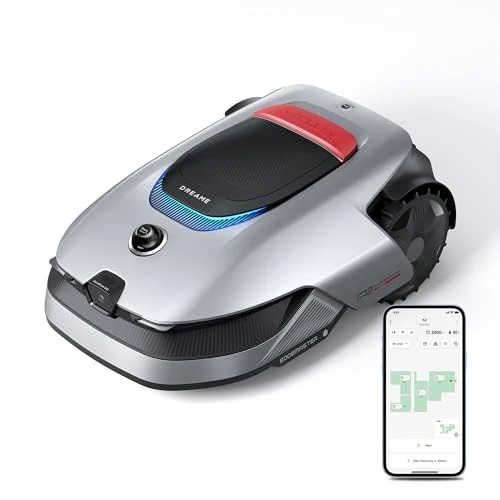 Offerta a tempo: DREAME A2 1200 Tosaerba robotico – Connessione wireless senza RTK, per 1200 m², LiDAR 3D a 360° e visione AI, capacità di salita fino al 50% (26,5°), taglio di precisione EdgeMaster da 5 cm - 21% da 1399.00 € a 1099.00 €