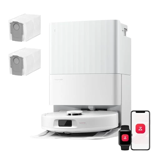 Offerta a tempo: roborock Qrevo S Pro Set Robot Aspirapolvere Lavapavimenti (Migliorato da QV 35A), 18.500Pa, Autopulizia Panno 75°C, Asciugatura Aria Calda 45°C, Antigroviglio, Stazione Tutto in Uno, Modalità Tappeti - 37% da 599.99 € a 379.99 €