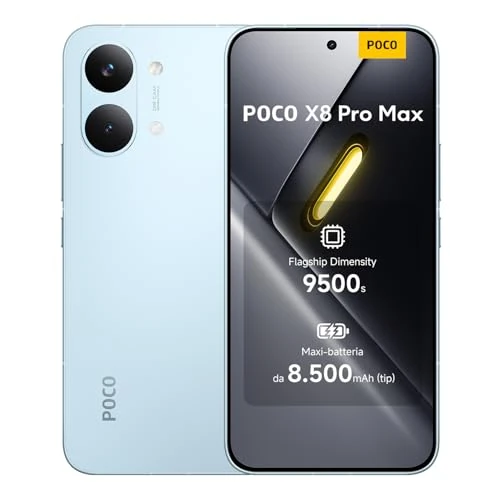 Tijdelijke aanbieding: XIAOMI POCO X8 Pro MAX Smartphone 12+512GB Blauw Flagship Dimensity 9500s van 579.90 € naar 579.90 € (0.00% korting)