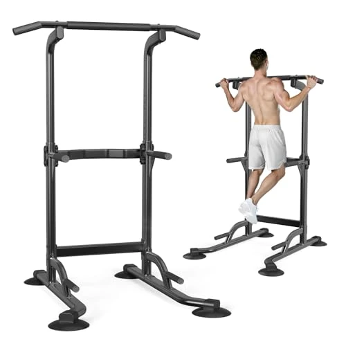 Offre limitée : Dskeuzeew Power Tower Dip Station - Gymnase multifonction pour la maison avec barre de traction et chaise romaine - Hauteur réglable de 79.99 € à 79.99 € (0.0% de remise)